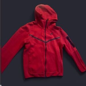 Nike Crimson Full-Zip Hoodie